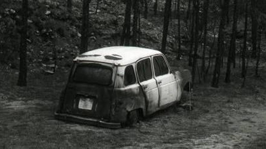 Imatge històrica del 1998, després de l&#039;incendi