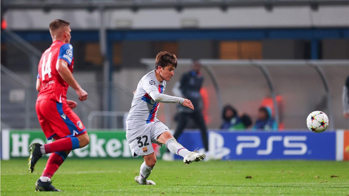 Viktoria Plzen - Barça | El gol de Pablo Torre