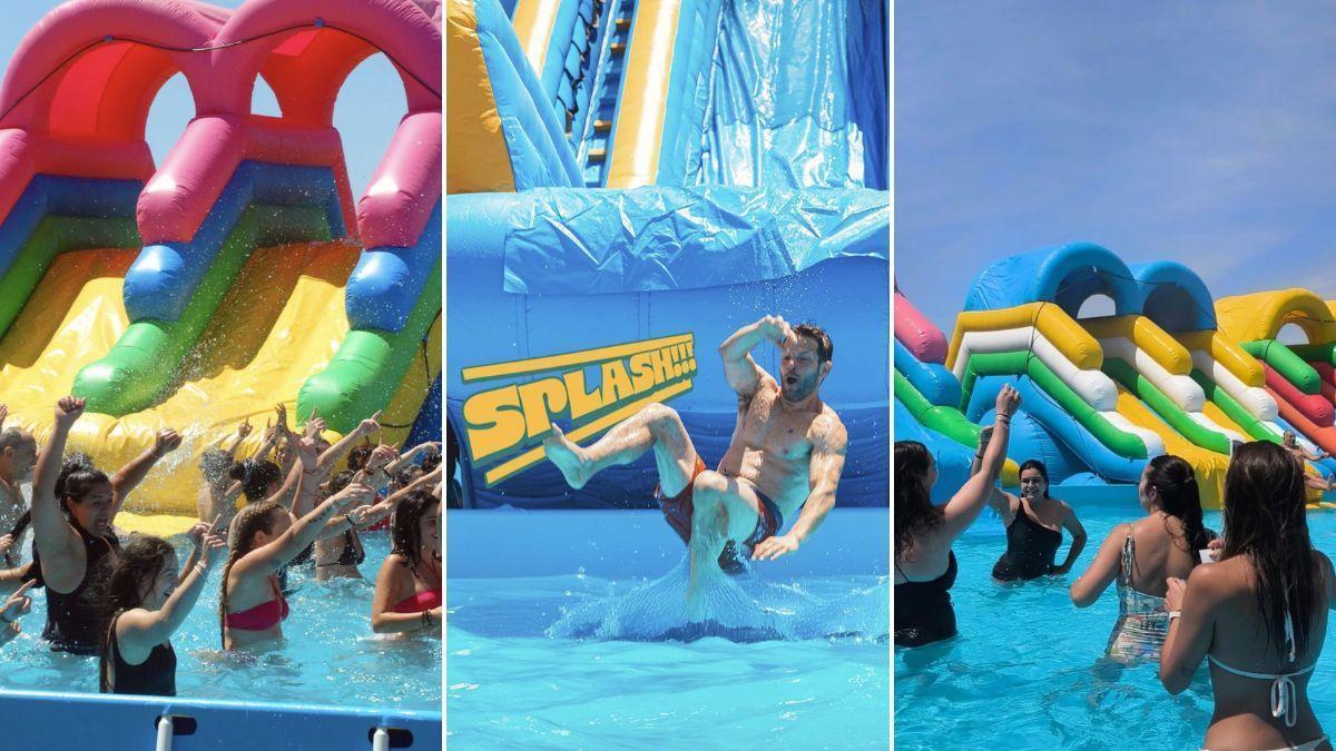 Yujuland, el parque acuático de Málaga con hinchables, piscinas y Dj en vivo