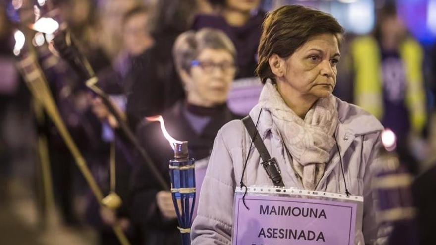 Manifestació a València amb motiu del Dia contra la violència masclista el 2019.