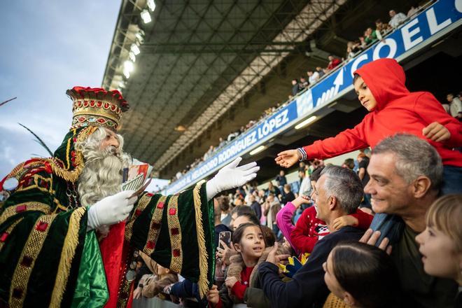 Los Reyes Magos llegan al Estadio Heliodoro Rodríguez López
