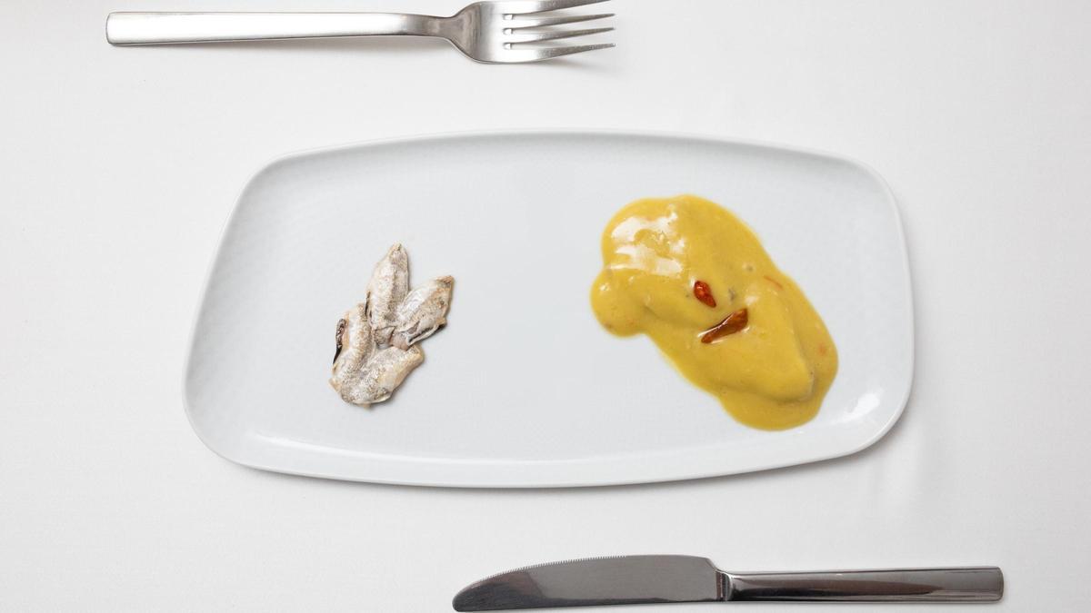 La pescadilla de El Bressol, en dos cocciones.