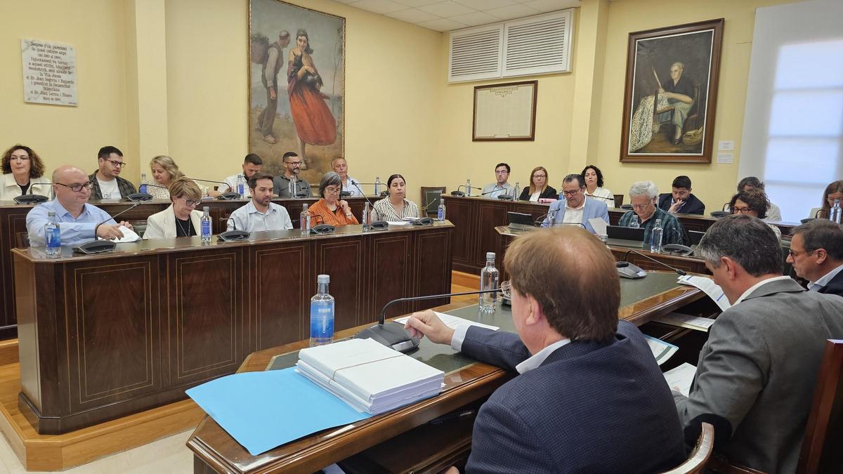 El pleno de La Vila celebrado este jueves.