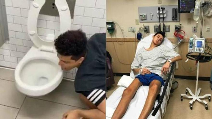 Un &#039;influencer&#039;, hospitalizado después de lamer un váter público en el &#039;coronavirus challenge&#039;