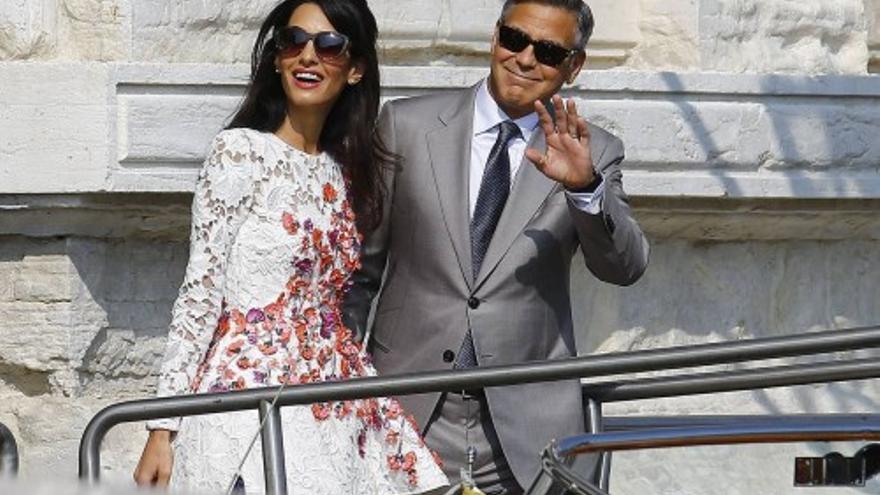 George Clooney y Amal Alamuddin se casan en Venecia