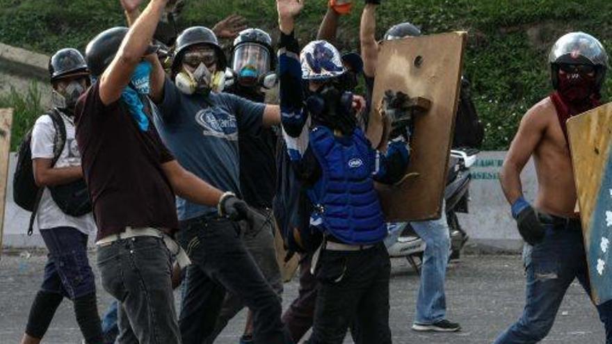 Les protestes es mantenen a Caracas