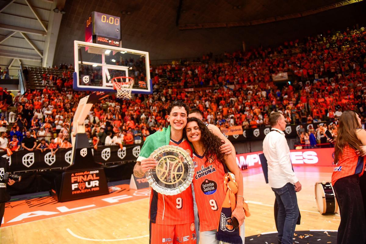 Fiesta del ascenso del Leyma Coruña a Liga ACB