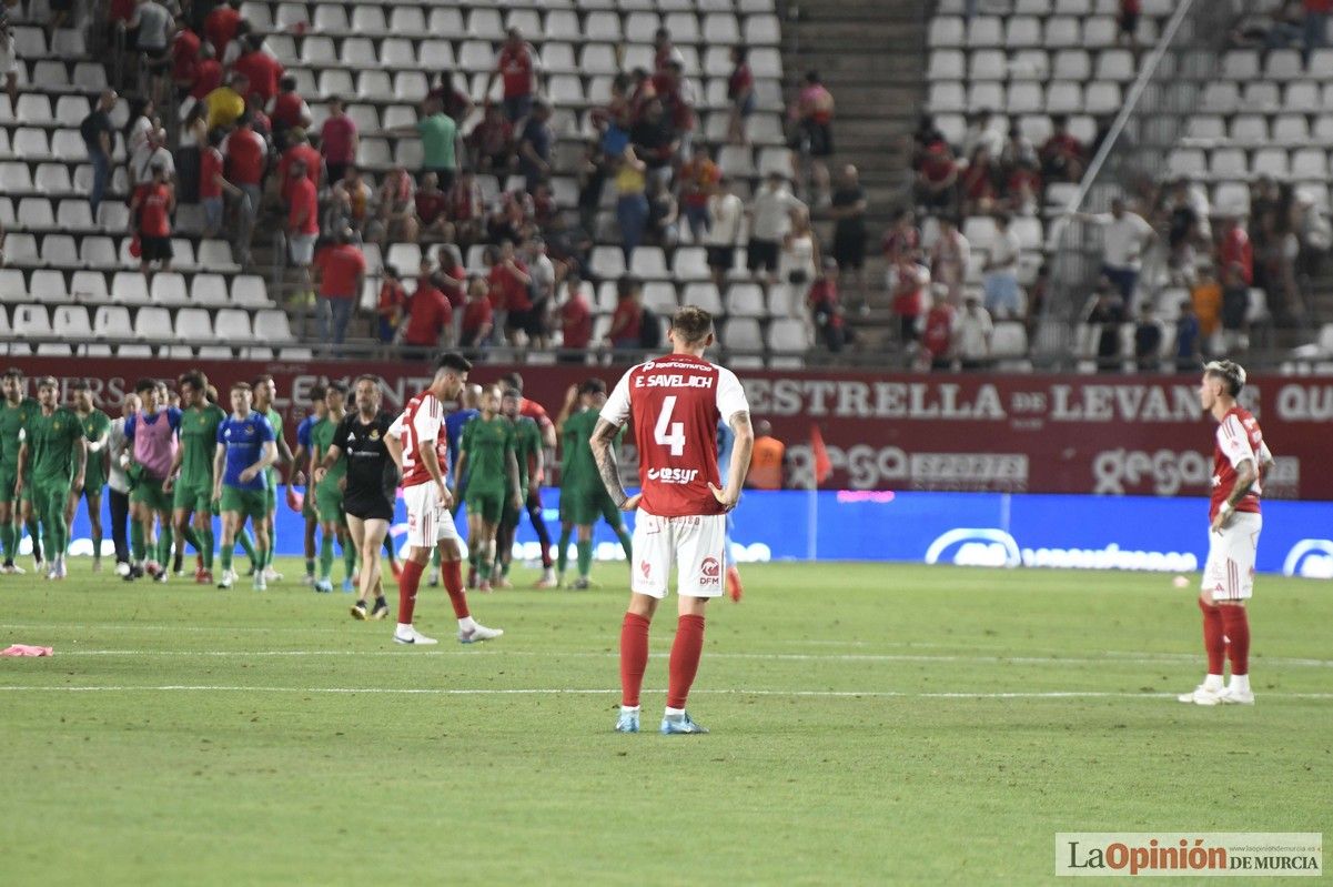 Así fue el encuentro del play off del Real Murcia y el Nástic en la lucha por el ascenso