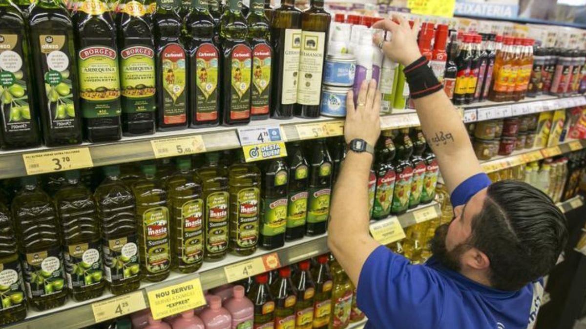 Aceite en supermercados