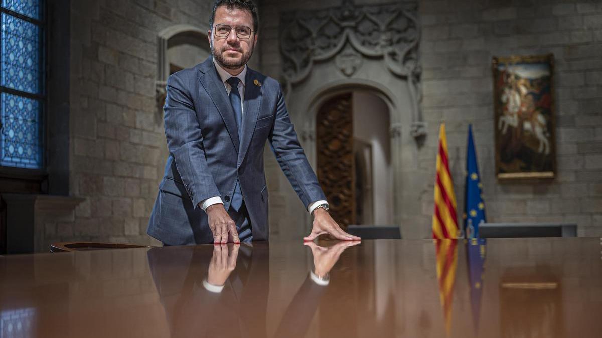 El ’president’ de la Generalitat, Pere Aragonès.