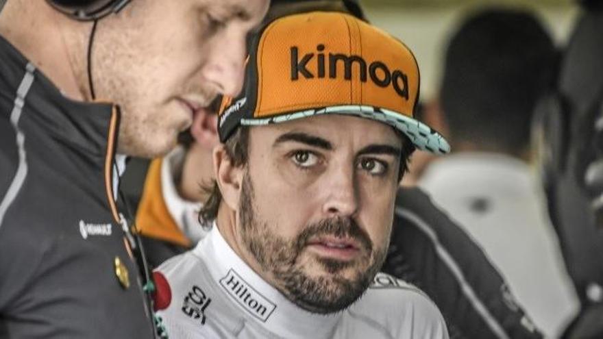 Fernando Alonso, tras la clasificación del GP de Abu Dabi.