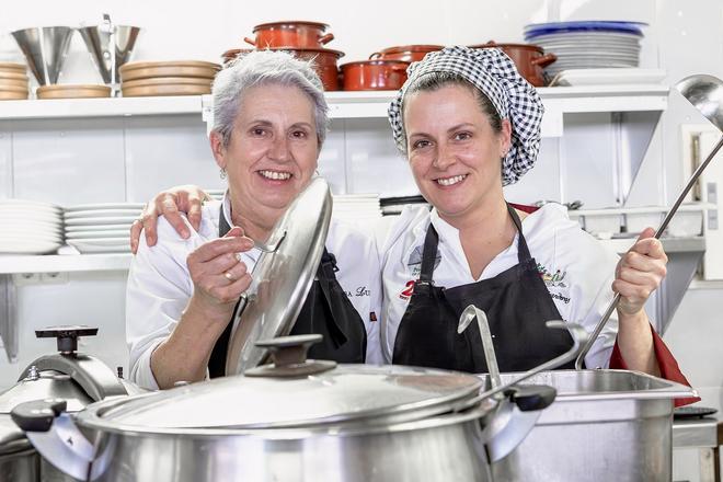 Mayte Álvarez y Blanca Menéndez, jefas de cocina de Casa Lula.