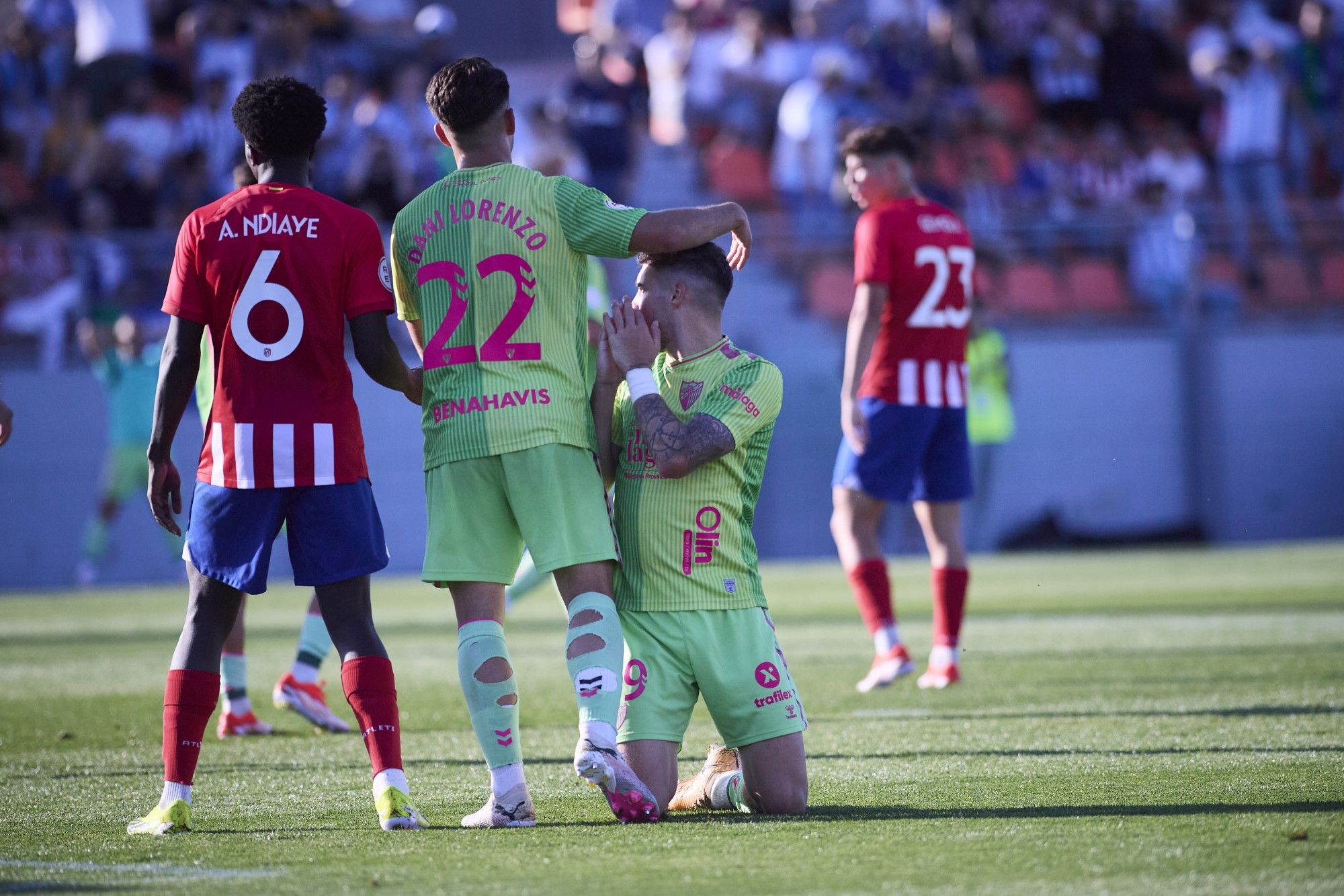 Primera RFEF | Atlético de Madrid B - Málaga CF, en imágenes