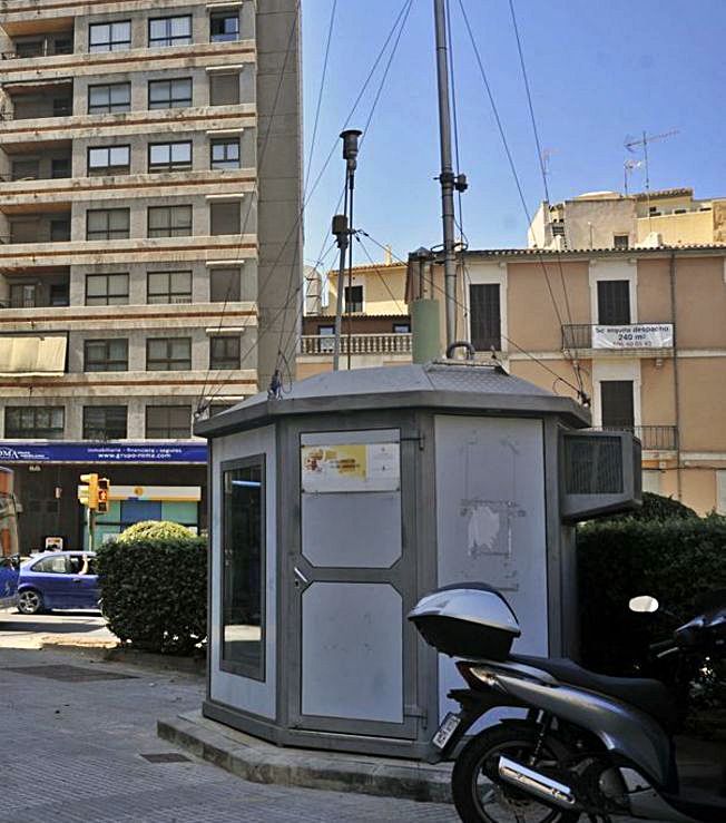 Estación de medición de la calidad del aire de Foners. 