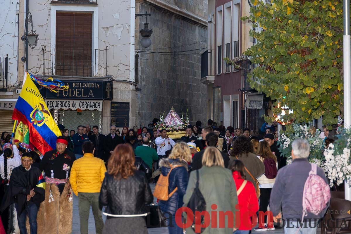 La comunidad ecuatoriana en Caravaca celebra la Virgen de ‘El Quinche’