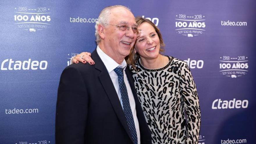 Eduardo Juan Alcaraz, presidente de la empresa, junto a su hija Vanesa Juan Miguel, actual gerente.