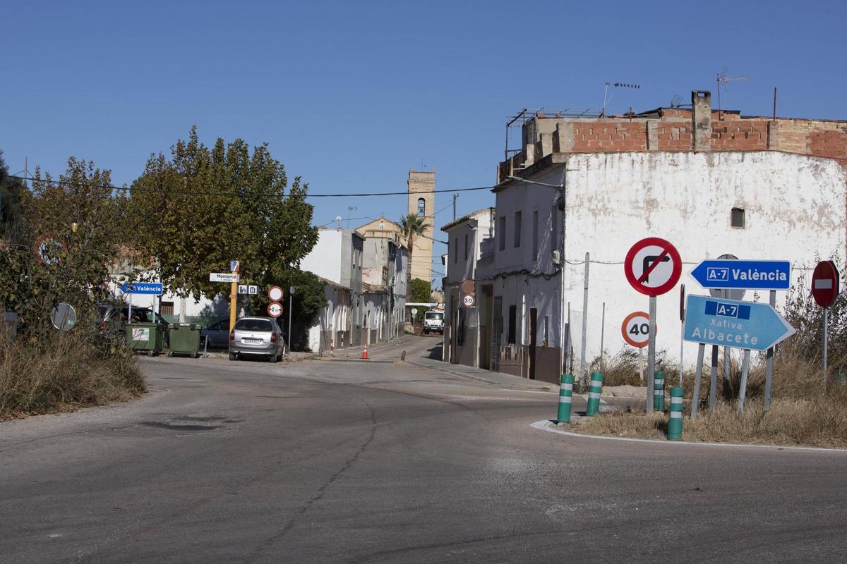 La salida alternativa hacia Valencia por Montortal.