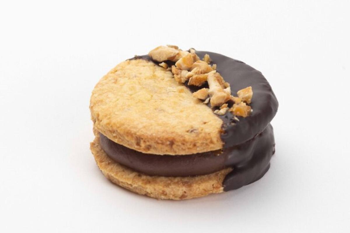 Alfajor de laranxa e café