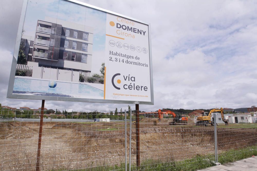 Comença la construcció dels primers 139 habitatges del Pla de Baix Domeny