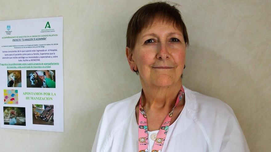 María Teresa Moyano, supervisora de la unidad de cuidados paliativos del Hospital Civil