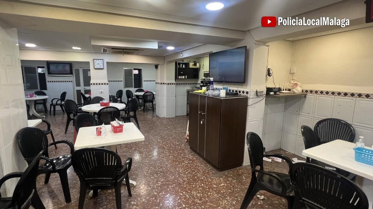 Local de bingo clausurado.