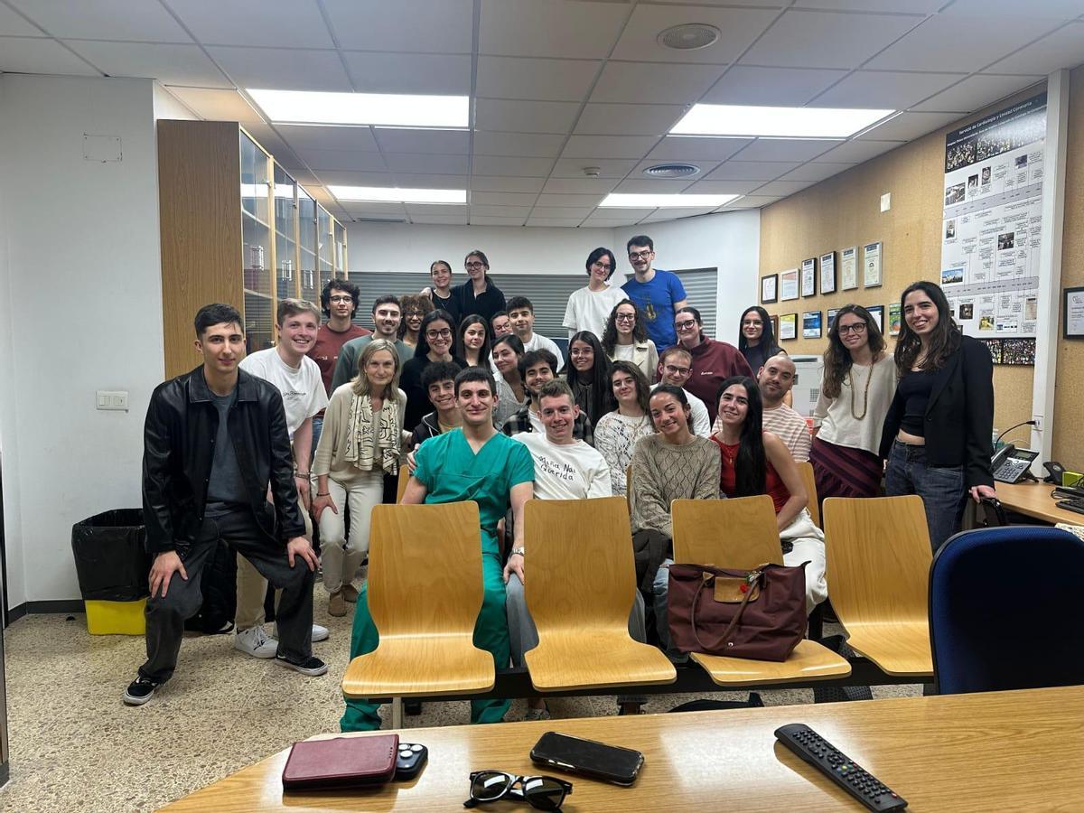 Estudiantes de Medicina se forman en ecografía: «Está moi presente na clínica»