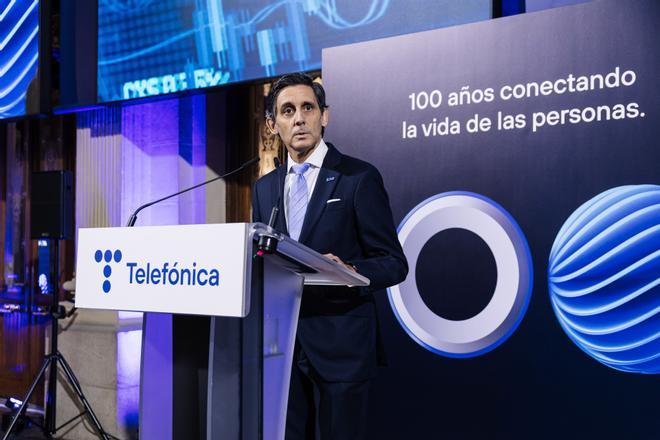 El presidente ejecutivo de Telefónica, José María Álvarez-Pallete