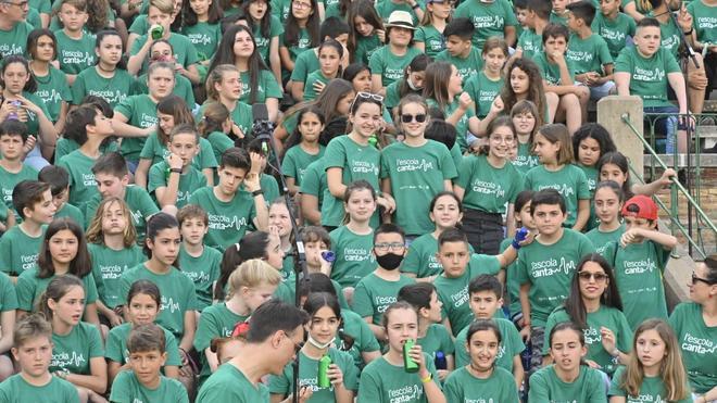 Las mejores imágenes del multitudinario fin de fiesta de 'L' Escola Canta' en Castelló