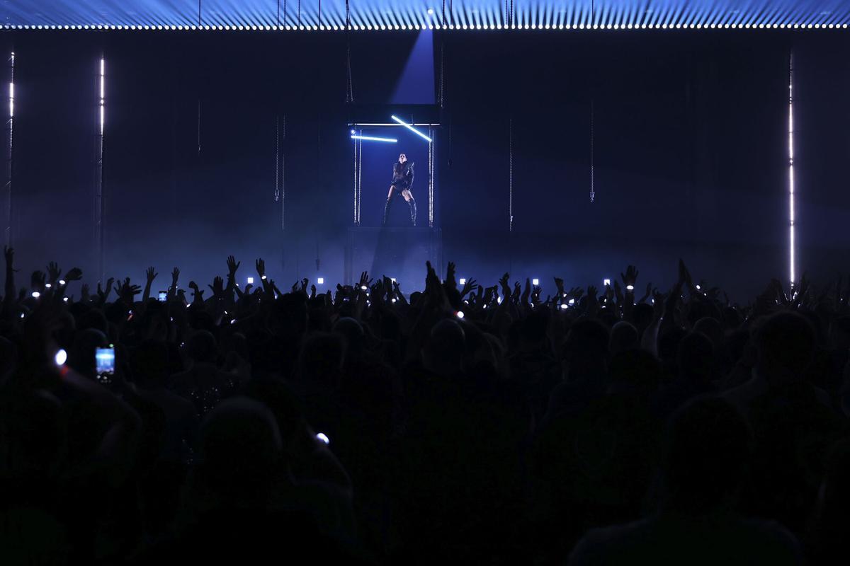 Actuación de KU Minerva en la segunda semifinal del Benidorm Fest.