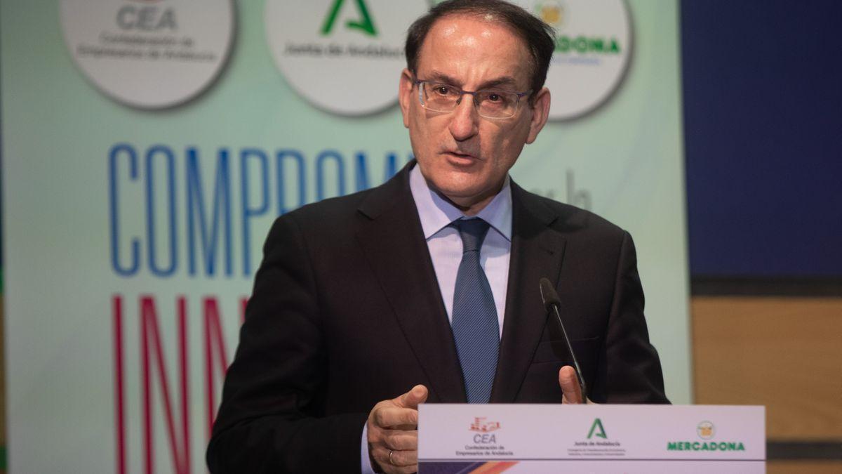 Javier González de Lara, presidente de la Confederación de Empresarios de Andalucía.