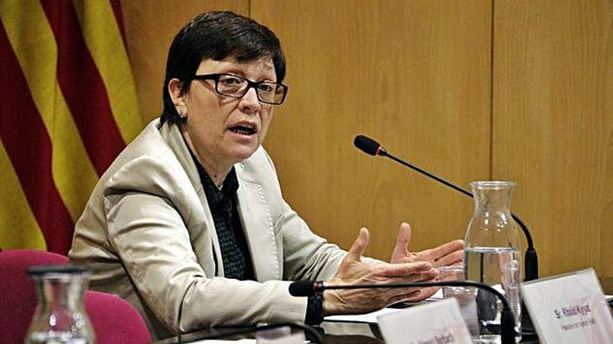 La directora del Consorci de Benestar Social del Ripollès, Elisabeth Ortega.