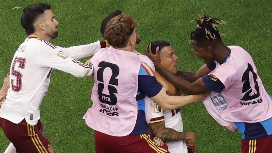 El gripo de euforia de Nico Williams tras noquear a Francia: «Vamos carallo»