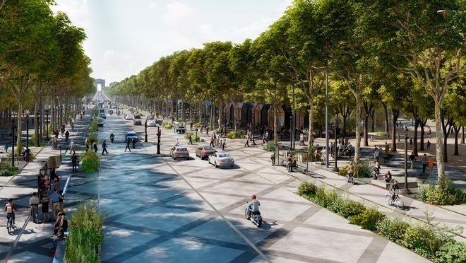 Proyecto reforma avenida Campos Elíseos París