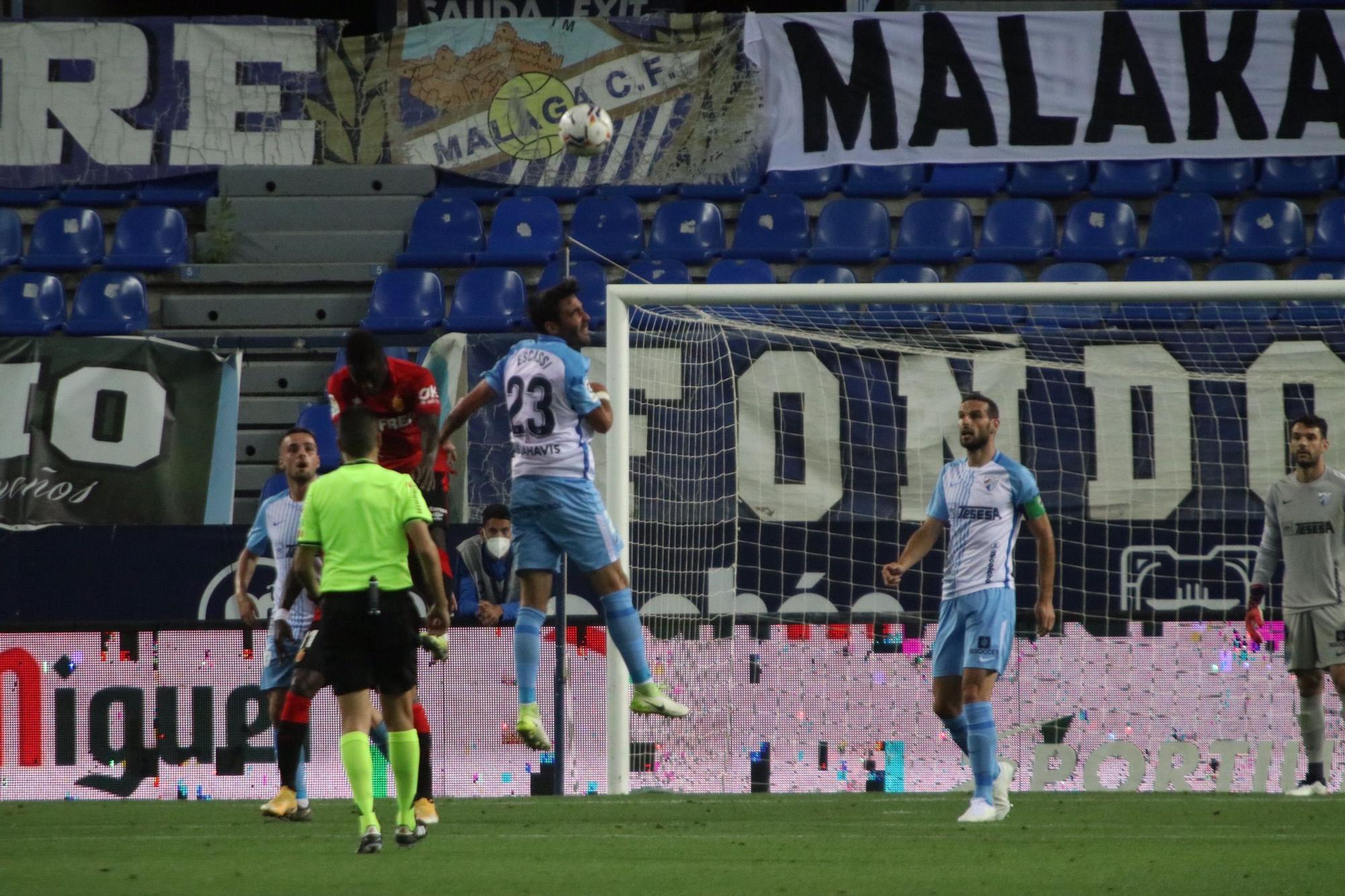 El Mallorca da por bueno el empate en Málaga