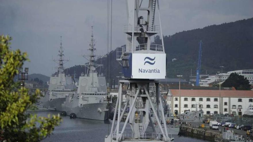 Instalaciones de Navantia en Ferrol.