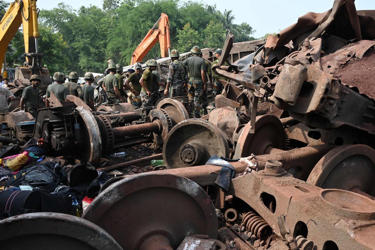 Accidente mortal de tren en la India