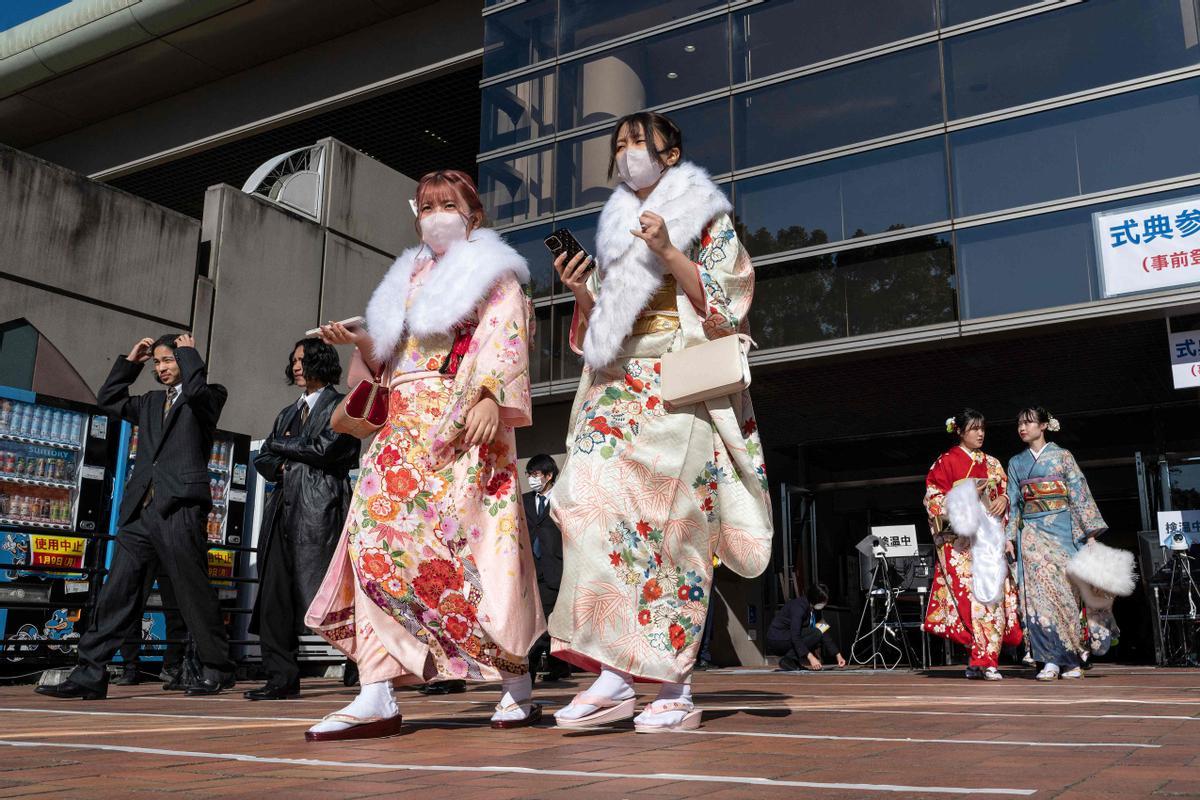 Ceremonia de celebración del Día de la Mayoría de Edad en Japón