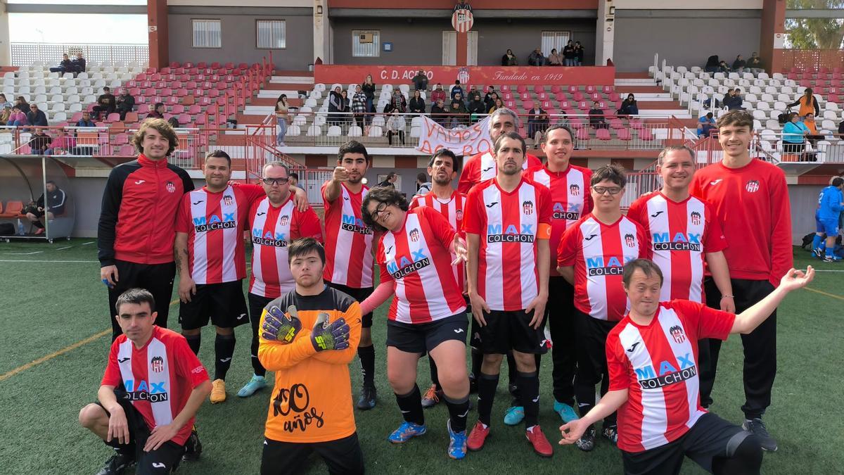 Equipo inclusivo del CD Acero.
