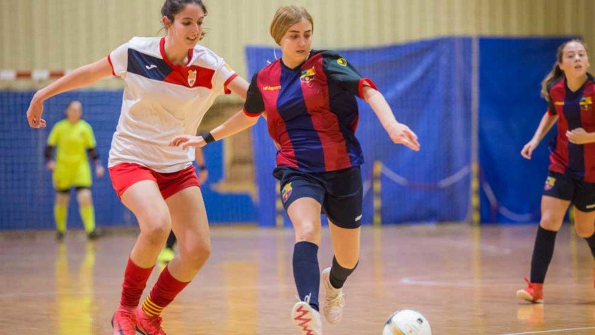 La PB de Montmeló cuenta con cuatro equipos femeninos de fútbol sala