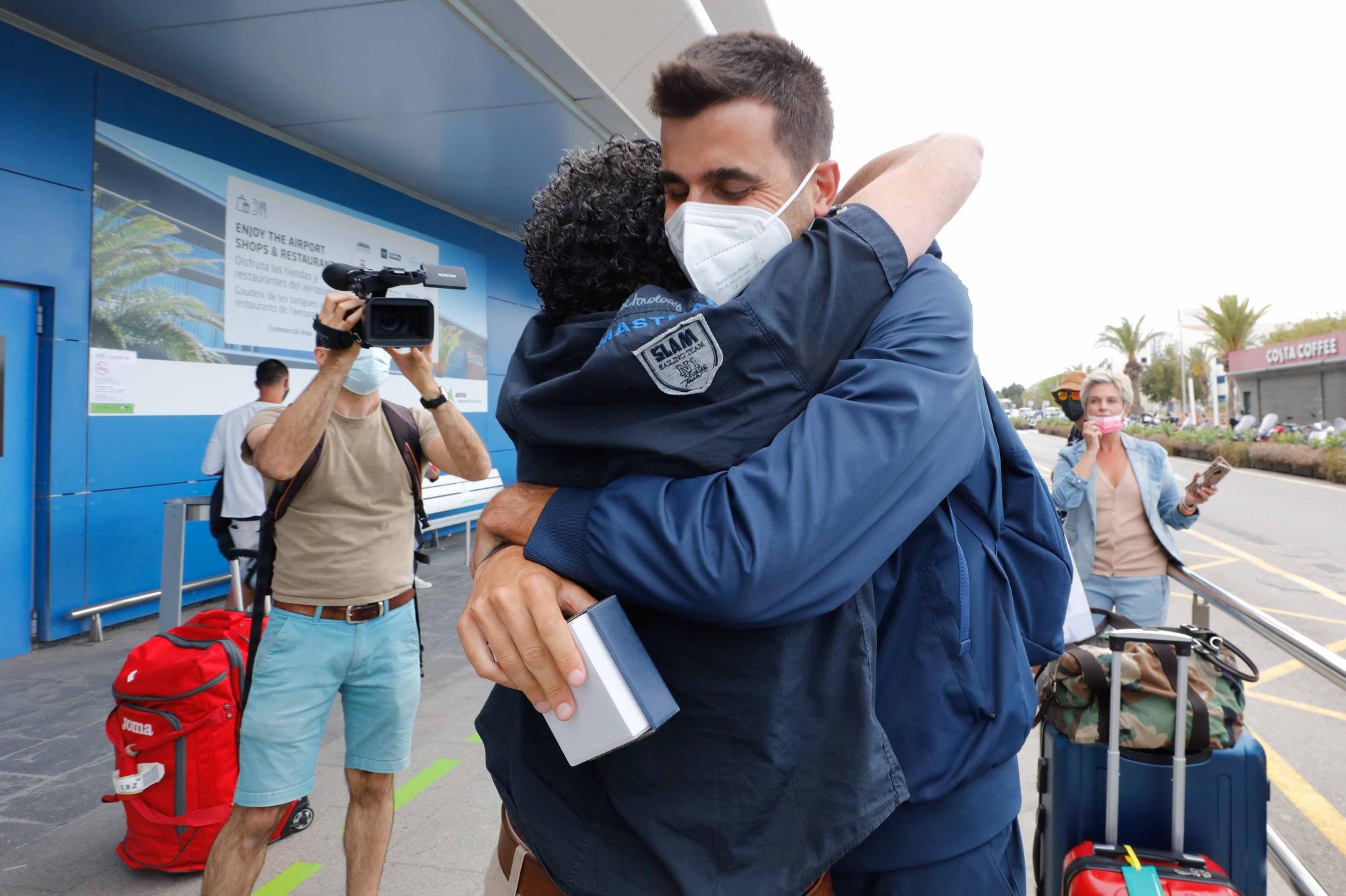 Marc Tur llega a Ibiza tras proclamarse campeón de Europa de marcha