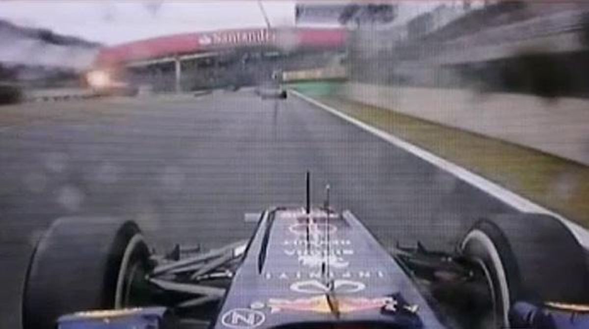Alguns dels avançaments del pilot alemany al GP del Brasil.
