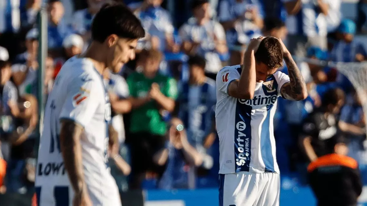El Legans no evita el descenso pese a golear al Valladolid