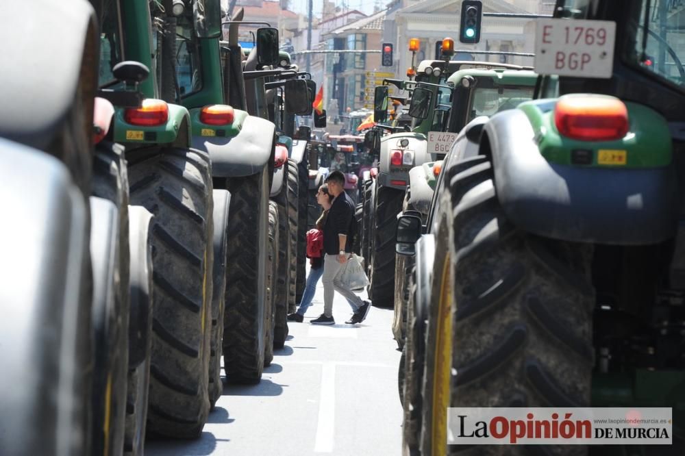 Manifestación de los agricultores por el Mar Menor en Murcia