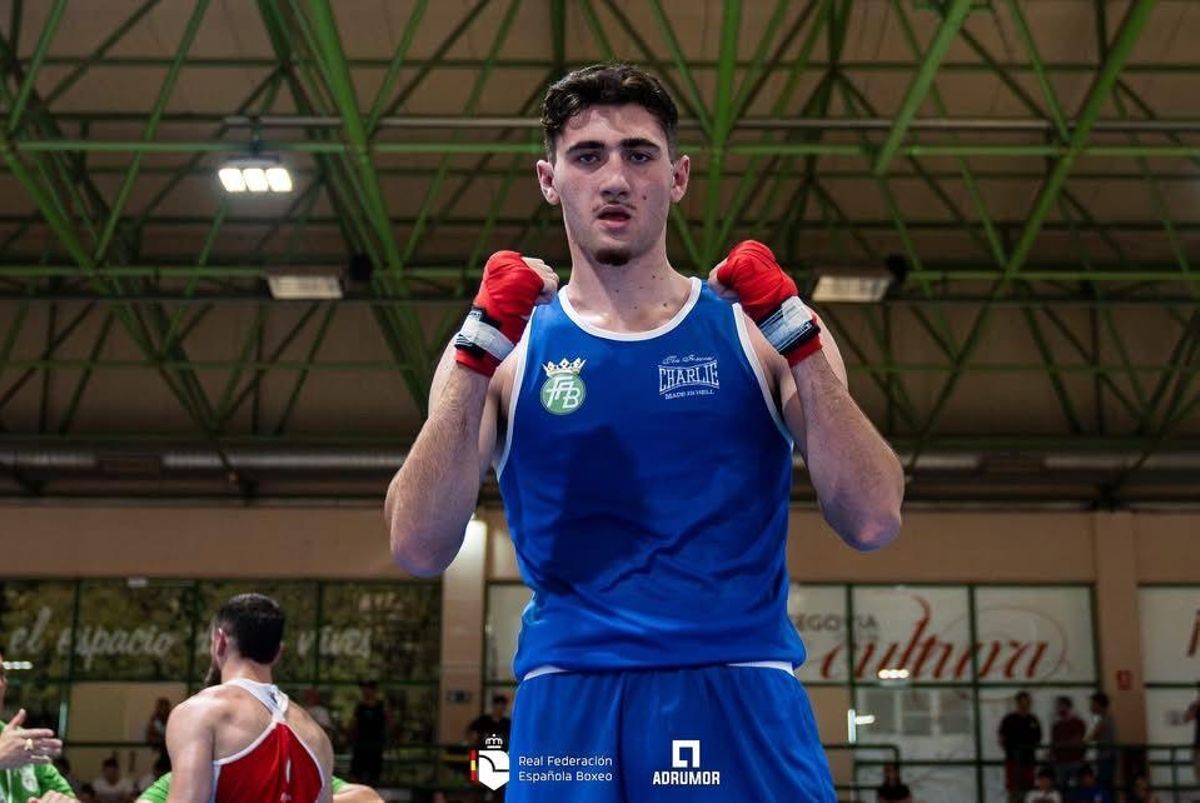 José Luis Sáez, antes de un combate.
