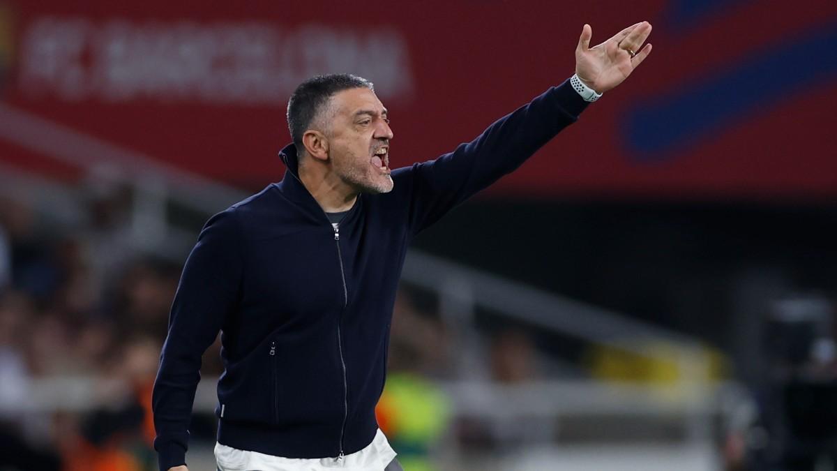 El entrenador del Sevilla, García Pimienta