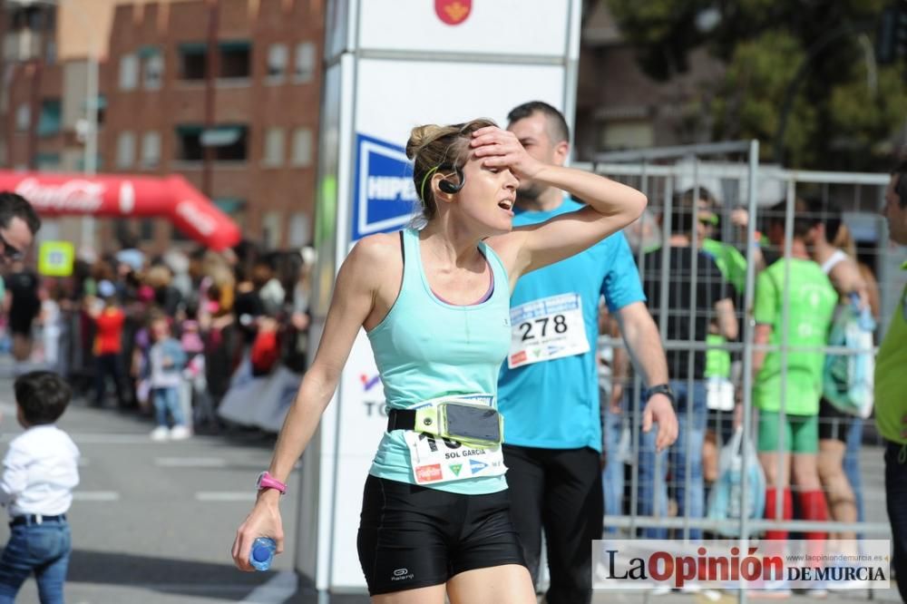 Media Maratón de Murcia: llegada (2ª parte)