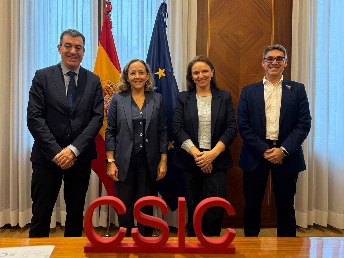 Reunión con el CSIC en Madrid.