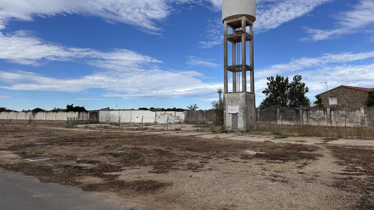 Terreno sobre el que irá la nueva infraestructura deportiva.