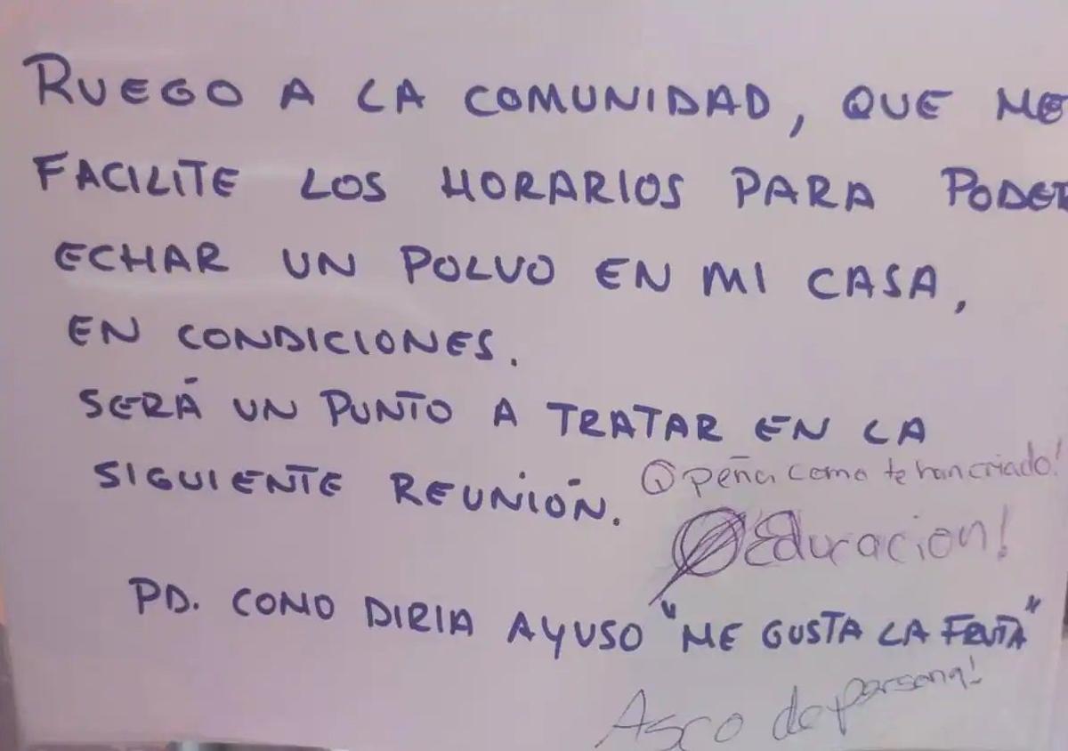 Respuesta de una de las personas implicadas originarias del ruido | LP / DLP