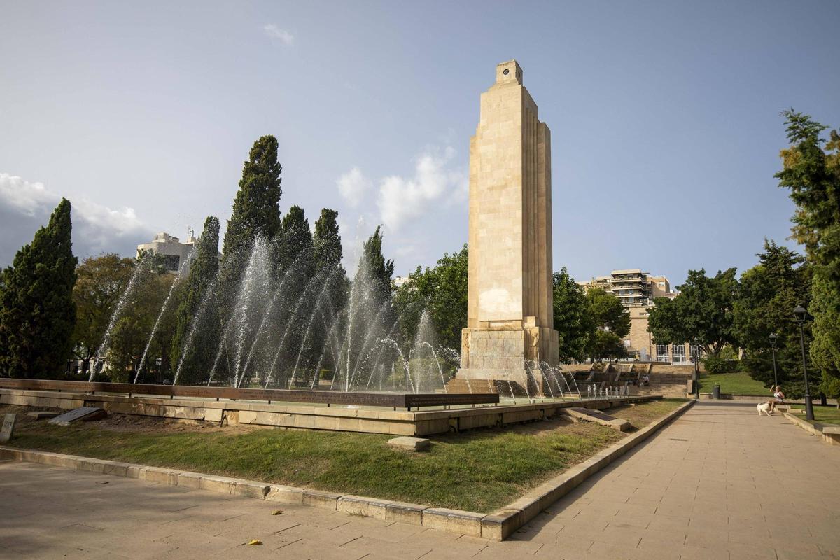 El monumento de sa Feixina.